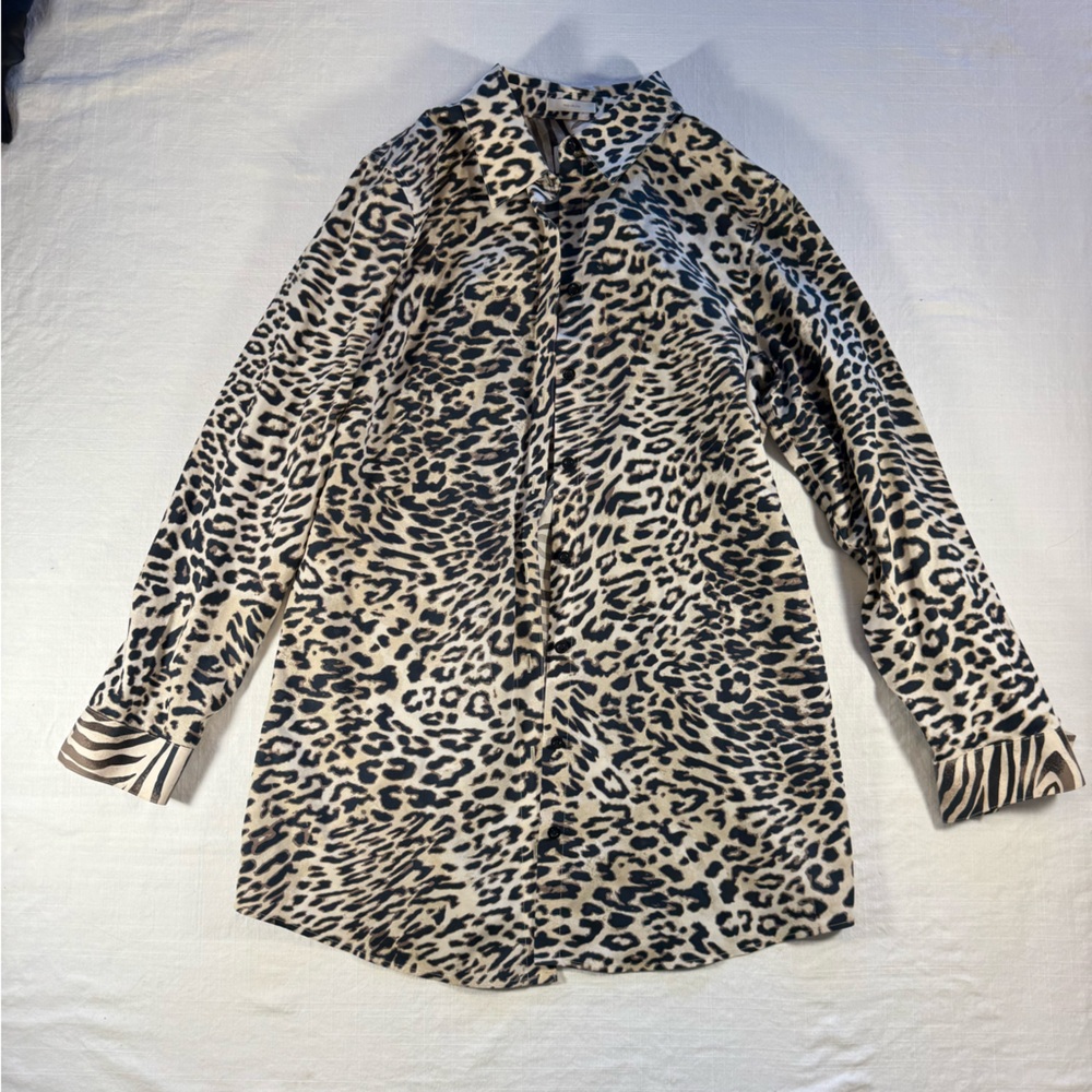 Chico's Animal Print Blouse